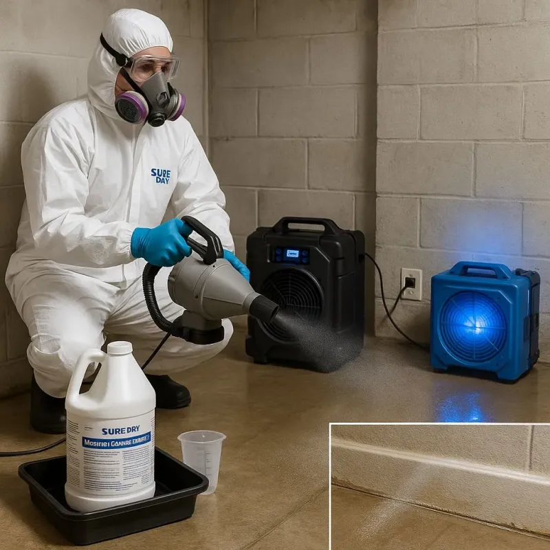 Sanitization and Odor Removal process in Tarpey Village, CA